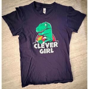 American Apparel Clever Girl Graphic T-Shirt Size Small